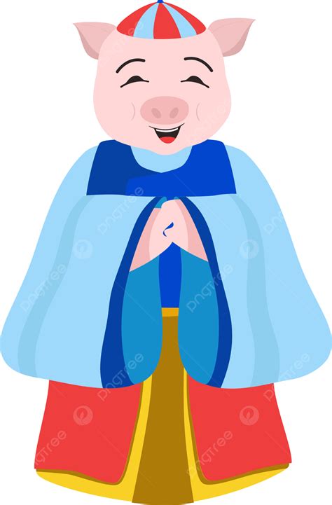 Gambar Babi Kartun Selamat Tahun Baru, Babi Kartun, Selamat Tahun Baru