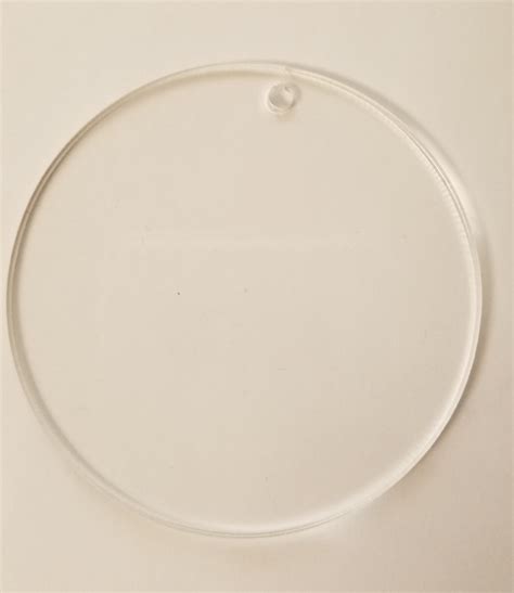 Sibe R Plastic Supply℠ 15 Pack Clear 18 Acrylic Discs With Hole