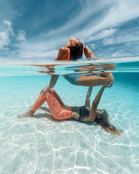 underwater yoga in the bahamas — elena kalis