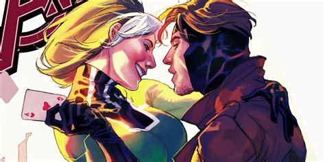 The X Mens Rogue And Gambit Just Got Married Screen Rant