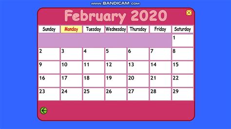 Starfall Calendar January 2020 Calendar Template Printable