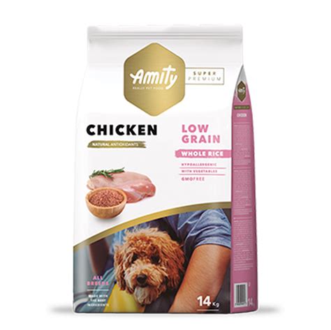 Amity Chicken Low Grain Perro Adulto 14 Kg Lo Mejor Para Tus Mascotas
