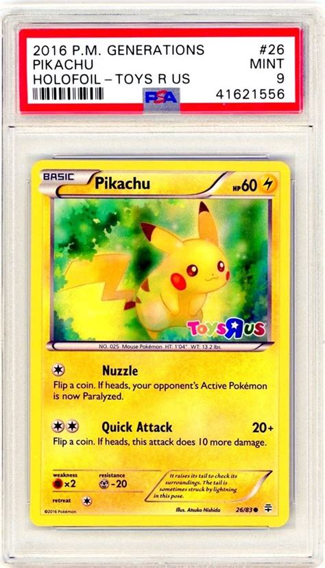 We did not find results for: Pokemon 2016 Pikachu FOIL Toys R Us Promo Card NEW in Wrapper #26/83 Pokémon Individual Cards ...