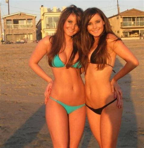 Two Beautiful Twins In Bikini Nudeamateurteengirls