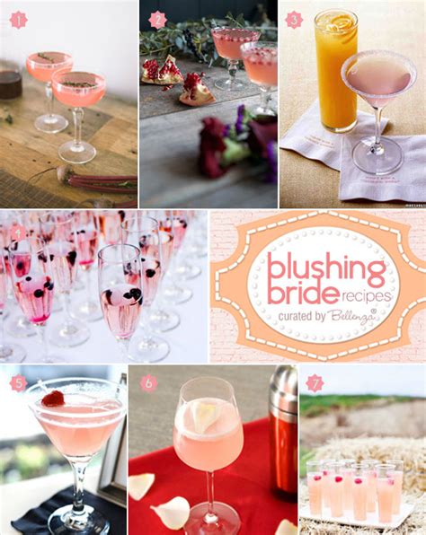 Blushing Bride Cocktail Drink Ideas