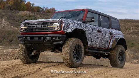 2023 Ford Bronco Raptor Appears Wearing Little Camouflage