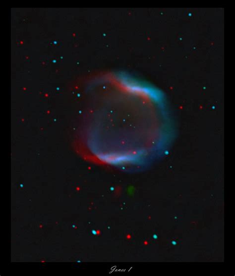 Astro Anarchy Jones 1 Planetary Nebula As An Anaglyph Redcyan 3d