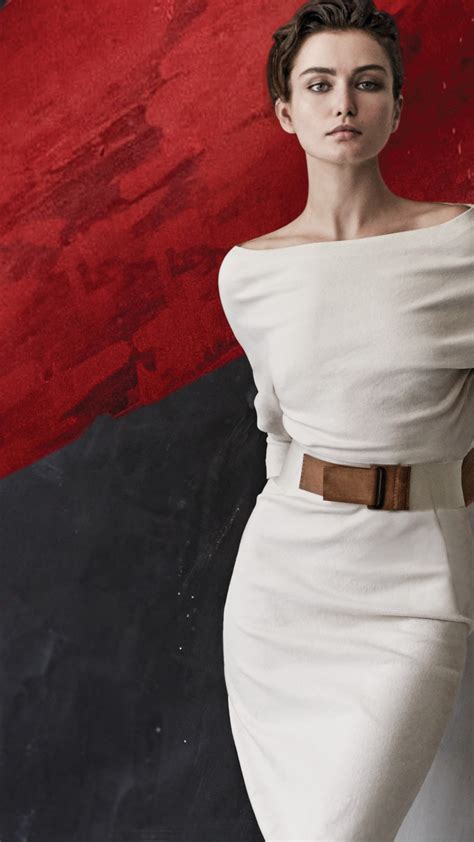 Wallpaper Andreea Diaconu Top Fashion Models 2015 Model White Dress