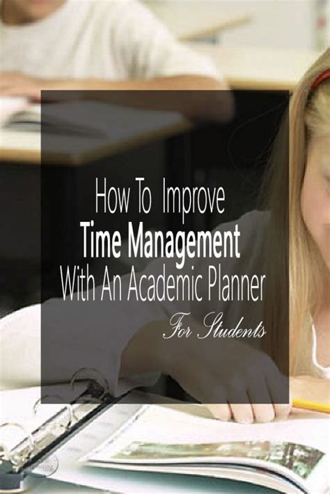 How To Improve Time Management With An Academic Planner Sabrinas