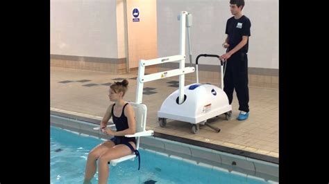 Pal Portable Pool Lift At Runnymede Pool In Essex Youtube