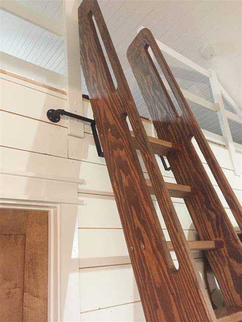 Pin By Tiffany Carlin On Cabins Loft Ladder Stair Ladder Ship Ladder