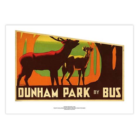 This design will cover the full length of the wall in the living room. Dunham Park Poster made in 1934 for Manchester Transport ...