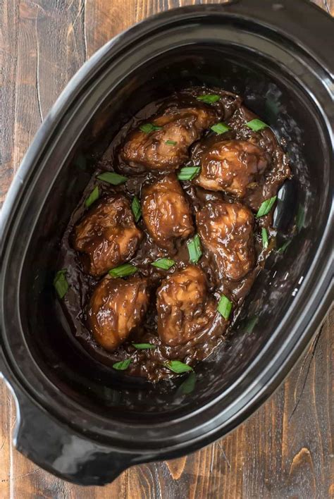 Crock Pot Bourbon Chicken