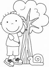 Coloring Earth Kid Boys Things Tree Colouring Paper Plantation Sheets Garden Environment Boy Growing Facts Child Felt Visit Template Cute sketch template