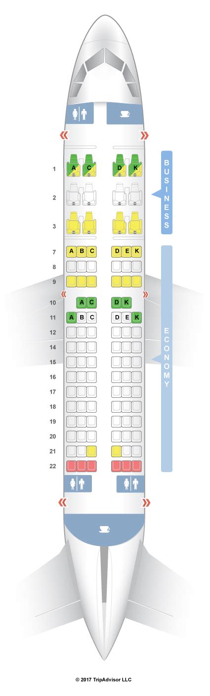 Seatguru Seat Map Avianca Airbus A318 318