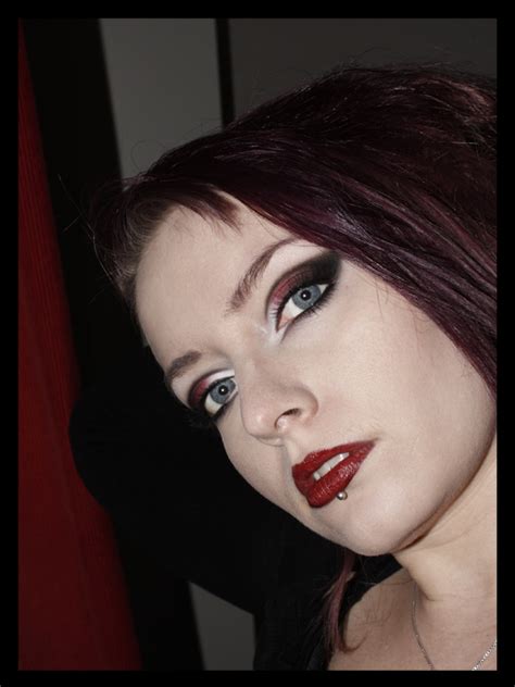 Madam Noire Makeup Studio Black And Red Goth Makeup