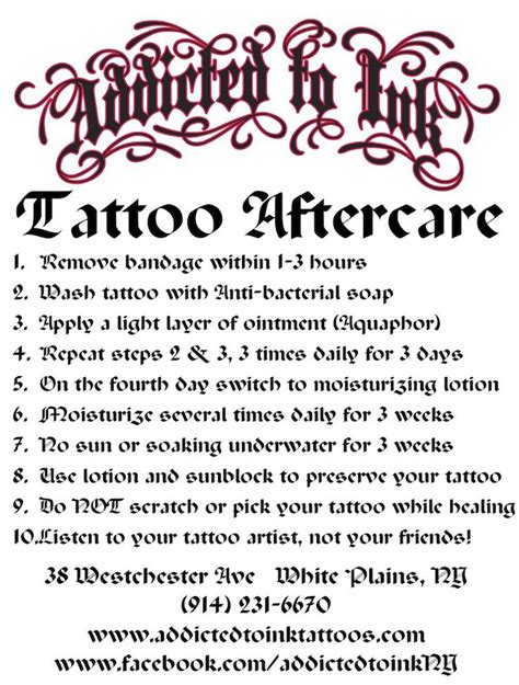 Tattoo Aftercare Tattoo Aftercare Tattoo Care Full Sleeve Tattoos