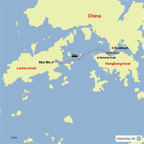 Stepmap Hongkong Landkarte Für Asien