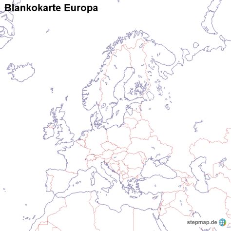 Zur herstellung des „täglichen ausdrucks fahrertätigkeiten von der karte und des „ausdrucks ereignisse und 2.113. Blankokarte Europa von länderkarte - Landkarte für Europa