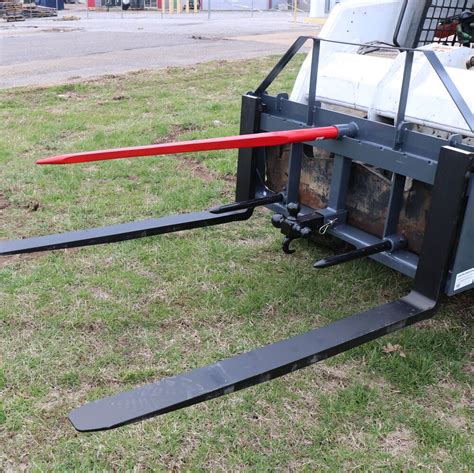 Ua 48” Pallet Fork Frame Attachment With Headache Rack And Hitch Made
