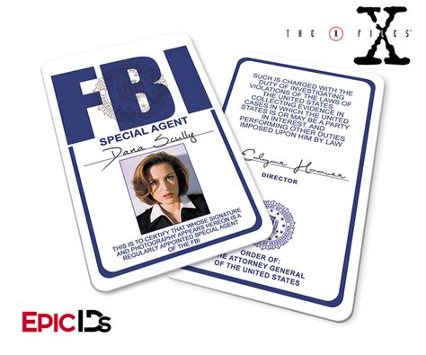 The X Files Inspired Classic Edition Style 2 Dana Scully Fbi Speci