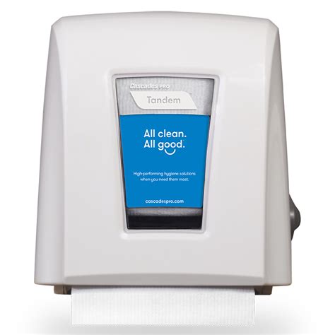 Cascades Pro Tandem Small Footprint Paper Towel Dispenser White