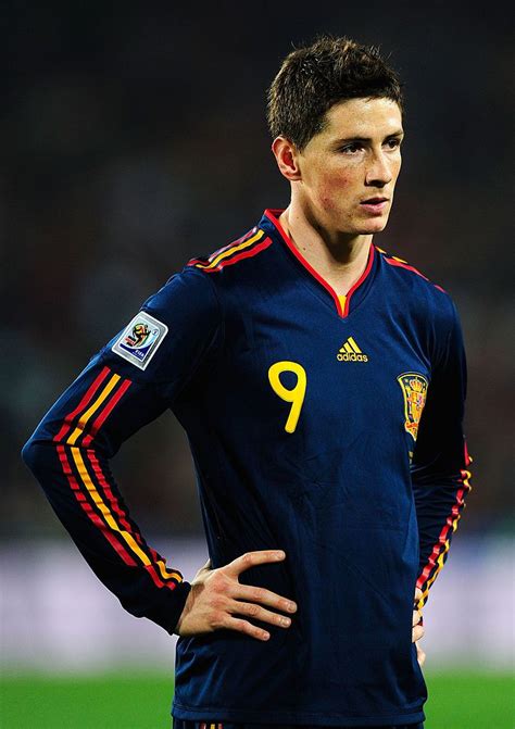 Johannesburg South Africa July 03 Fernando Torres Of Spain Looks On