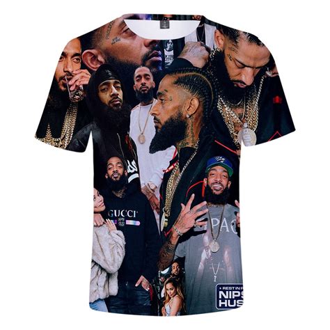 2019 Nipsey Hussle T Shirt Streetwear Harajuku 3d T Shirt Men Clothes