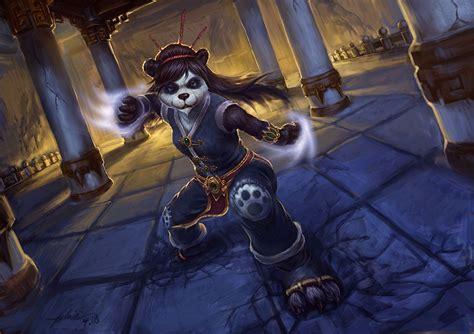 Images Wow Giant Panda Warriors Pandaren Fantasy Games