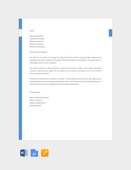 When writing a formal or business letter, presentation style and format is key to making a good first impression. 94+ Request Letter Samples - PDF, Word, Apple Pages ...
