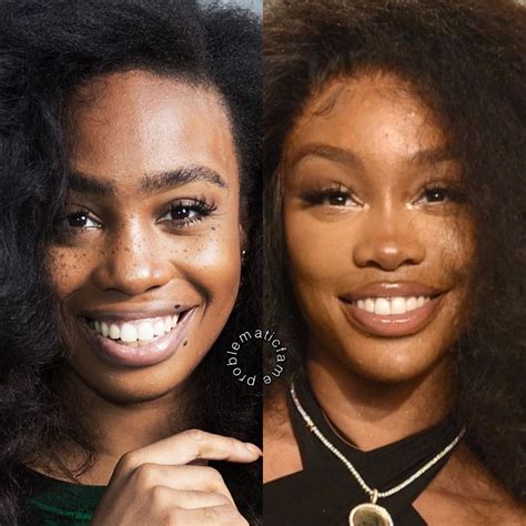 Problematic Fame On Instagram “sza Then Now She Looks Gorgeous No