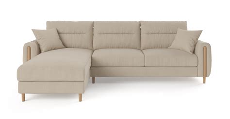 Oslo 3 Seater Modular Sofa with Chaise is Scandinavian inspired