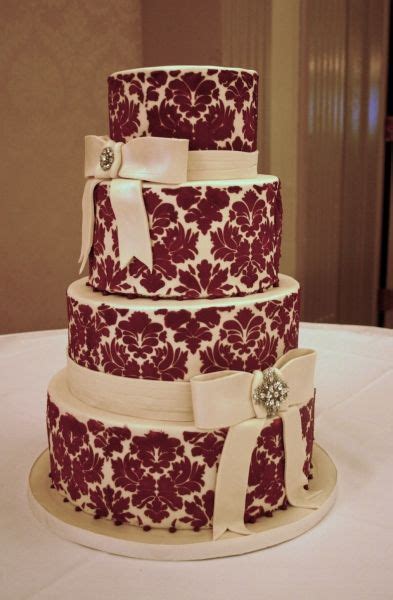 Pearles Specialty Cake Co Wedding Cake Red Red Velvet Wedding Cake