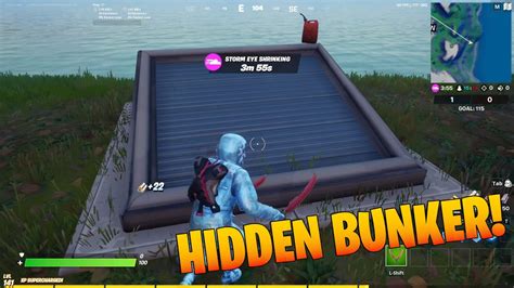Find A Hidden Bunker All Locations Fortnite Challenges Chapter