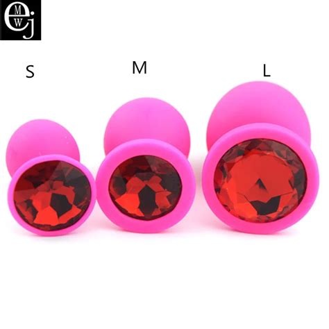Ejmw Pink Silicone Anal Plug 3 Size You Can Choose Anal Sex Toys Butt Plug Sex Toys For Women