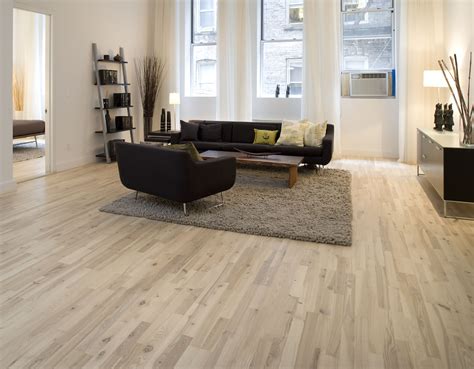 A solid hardwood floor has a natural beauty that provides unlimited design options to a room. Junckers 14mm Nordic Ash Variation Solid Wood Flooring