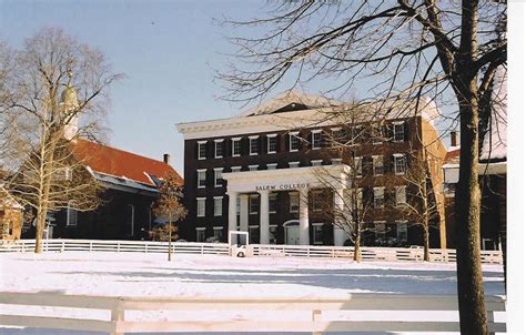 Winston Salem Nc January Snowfall Salem College In Old Salem Photo