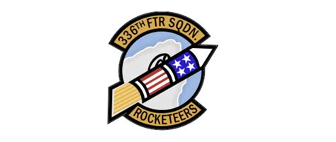 4 Air Force 336th Fighter Squadron Rocketeers Bumper Sticker Decal Usa