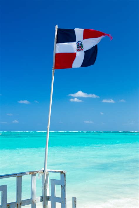 Dominikanische Republik Flagge Kostenloses Stock Bild Public Domain