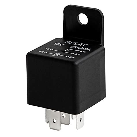 5 set car relay & socket spst 4 pin 4p 4 prong 4 wire 12v 80a 80 a transparent shell relays fit for auto motor universal. 12V DC 30/40A 5 PIN Universal Relay | Wire Harnesses ...