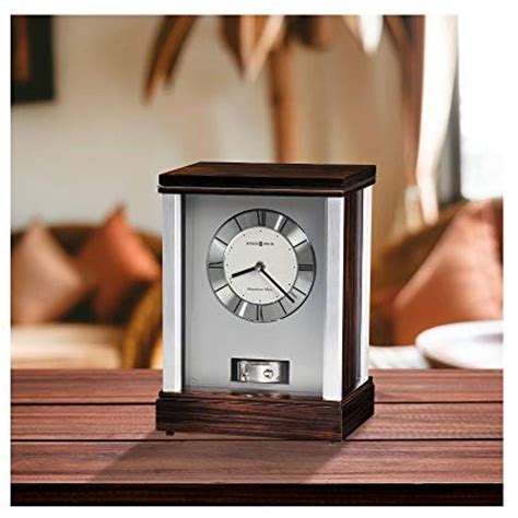 Howard Miller Gardner Mantel Clock 635 172 Modern Aluminum With