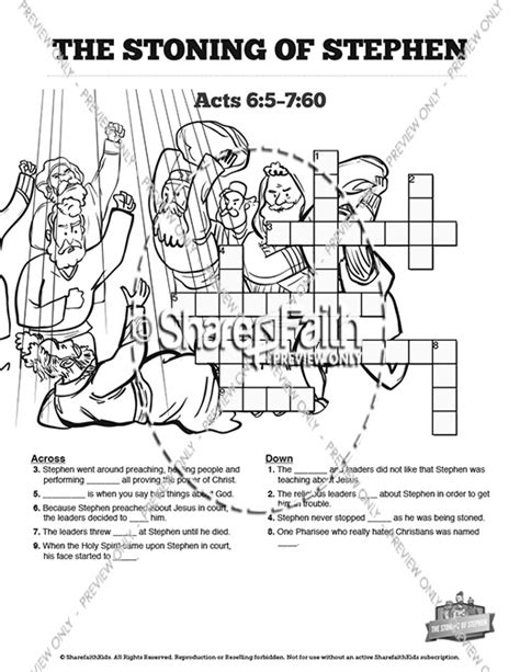 Stoning Of Stephen Coloring Page Coloring Pages