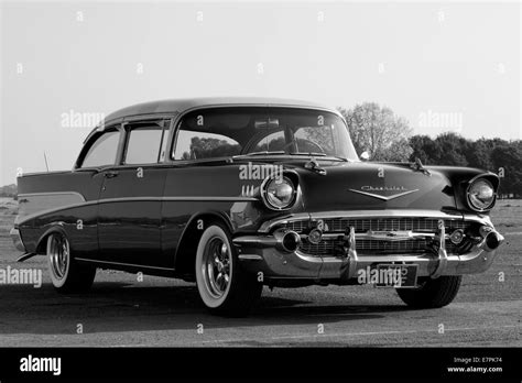 1950s American Cars Black And White