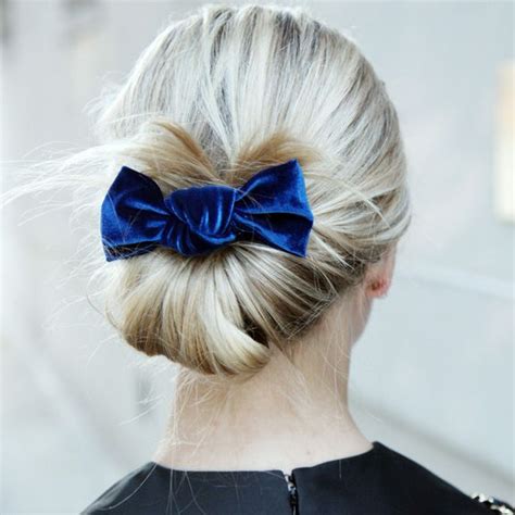 ☪pinterest → frenchfangirl ☼ bun bow hair accessories designer headbands