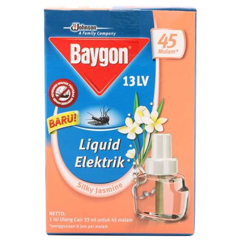 Baygon Electric Liquid Refill Silky Jasmine 45 Night 33ml