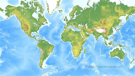 Physical World Maps Physical Features Of The World