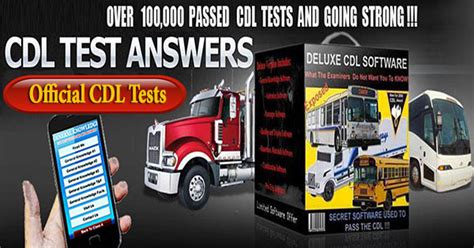 If you've studied hard and often, then the written portion of the test should go. 2018 CDL Practice Test | CDL Test Questions and Answers ...