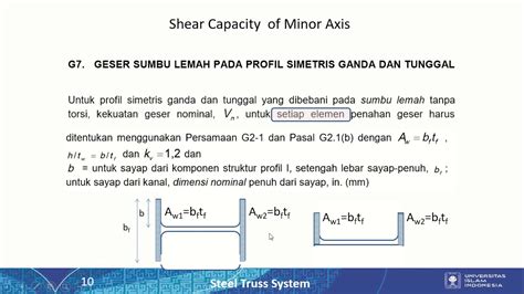 Part13 Stiffner Dan Kuat Geser Sumbu Lemah End Youtube