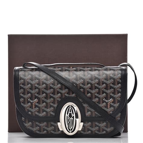 Goyard Goyardine 233 Pm Shoulder Bag Black 238988 Fashionphile