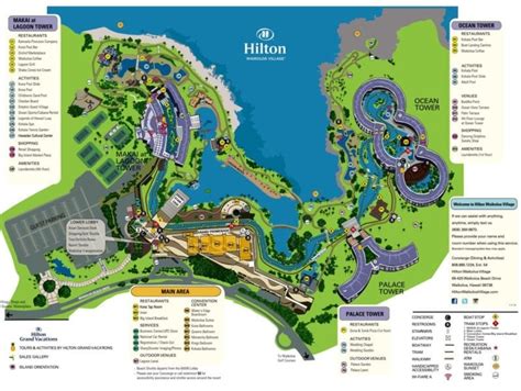 Hilton Waikoloa Village Resort Map